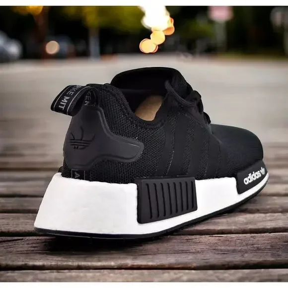 adidas gazelle silver green womens adidas NMD_R1 Shoes - Men's - Core Black / Beam Orange